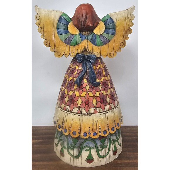 Jim Shore Heartwood Creek Angel of Contentment figurine 9" Vintage 2002 #108923 - Picture 3 of 10